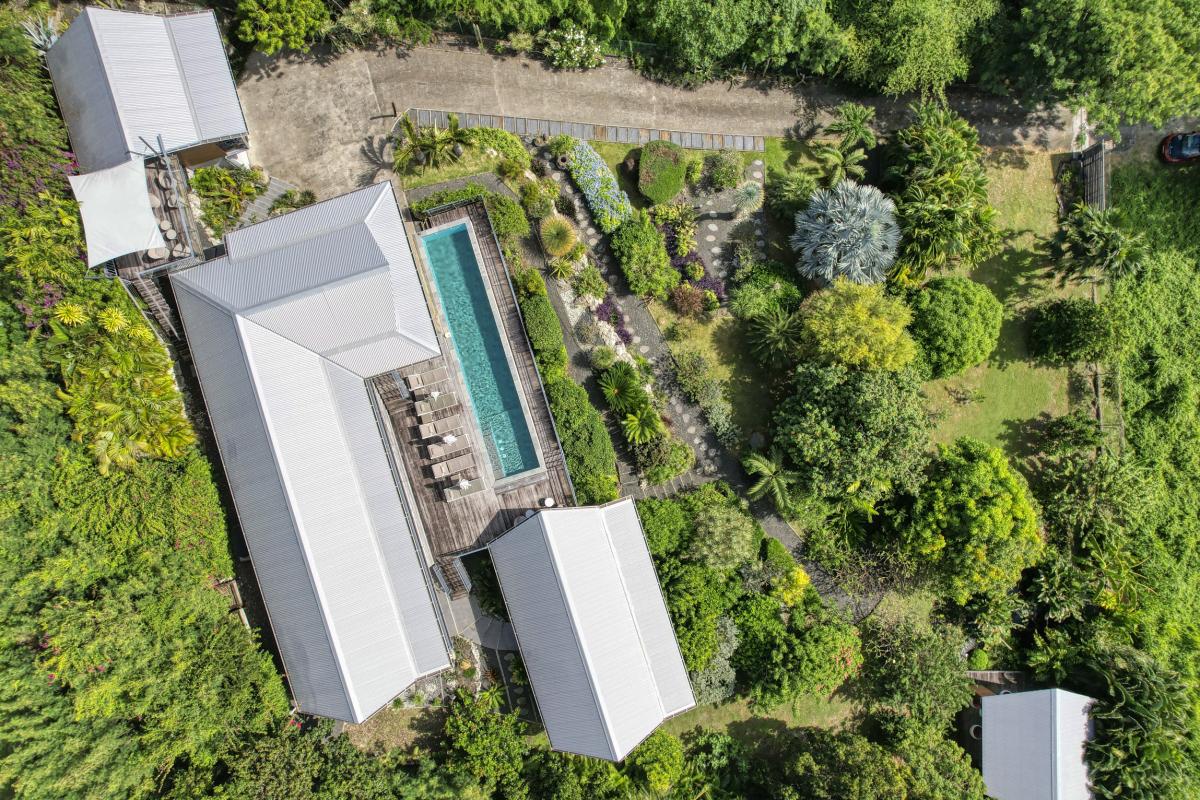 57.location villa piscine Saint François Guadeloupe_vue drone